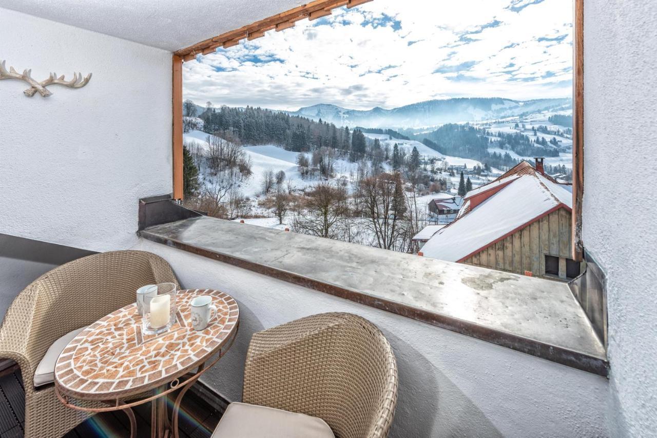 Apartamento Alpenliebe-Mit Bergblick Oberstaufen Exterior foto