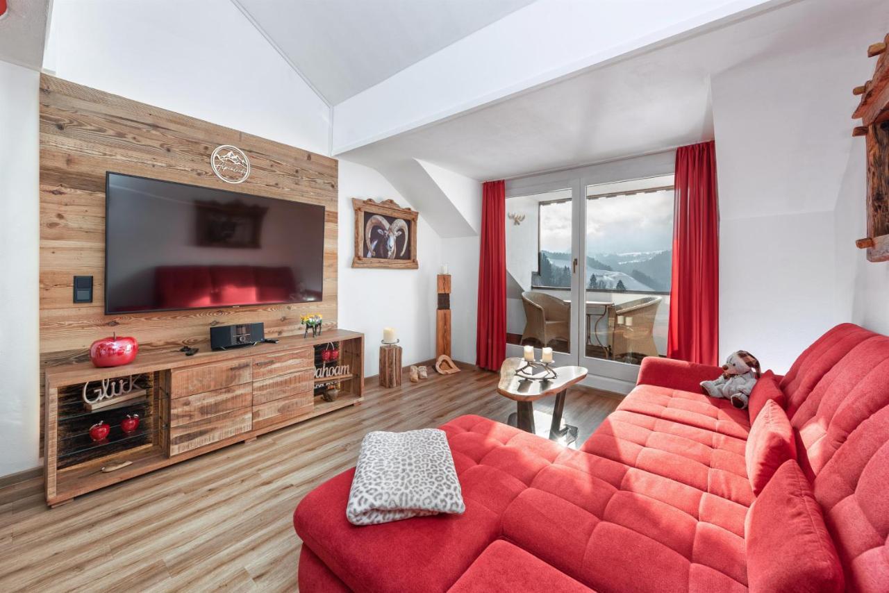Apartamento Alpenliebe-Mit Bergblick Oberstaufen Exterior foto