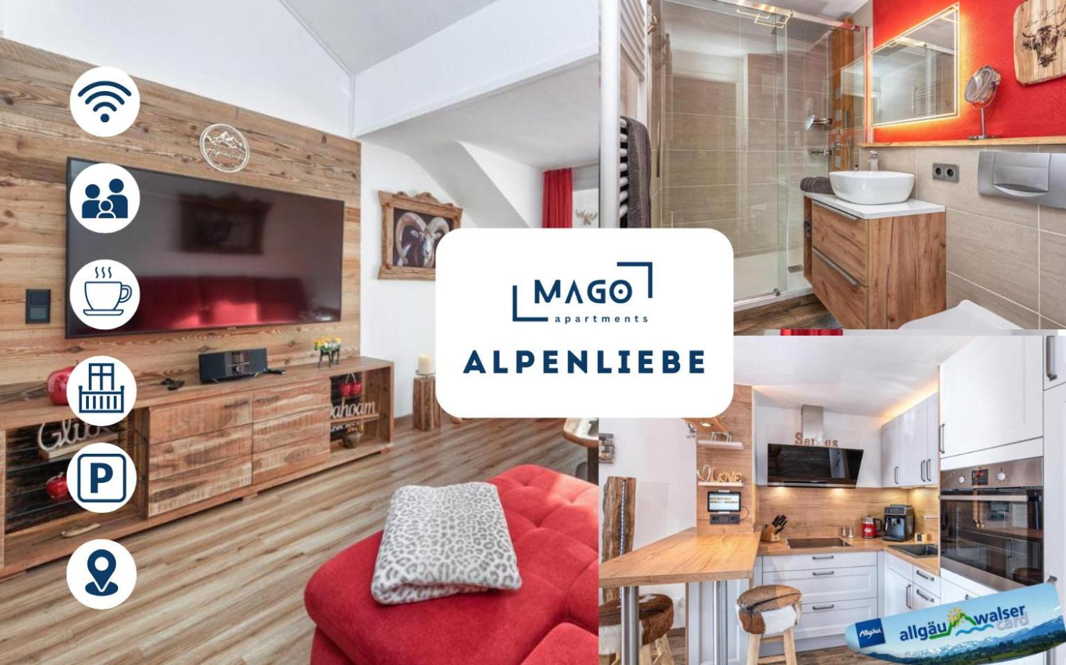 Apartamento Alpenliebe-Mit Bergblick Oberstaufen Exterior foto